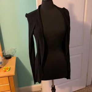 Black cardigan